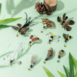 Interactive Cat Feather Toy Accessories False Toy with Bell