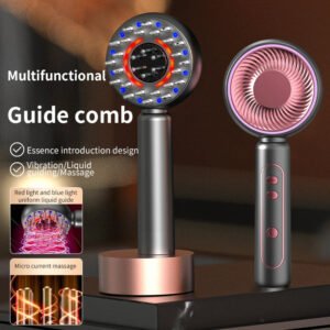 3-in-1 Multi-Functional Red and Blue Light Hair Comb Massager